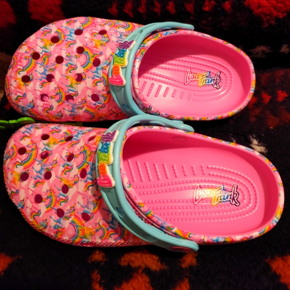 Girls crocs. Classic Lisa Frank Unicorn J3
